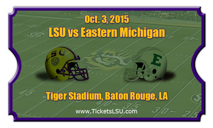 2015 LSU Vs Eastern Michigan