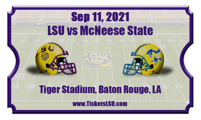 2021 Lsu Vs Mcneese State